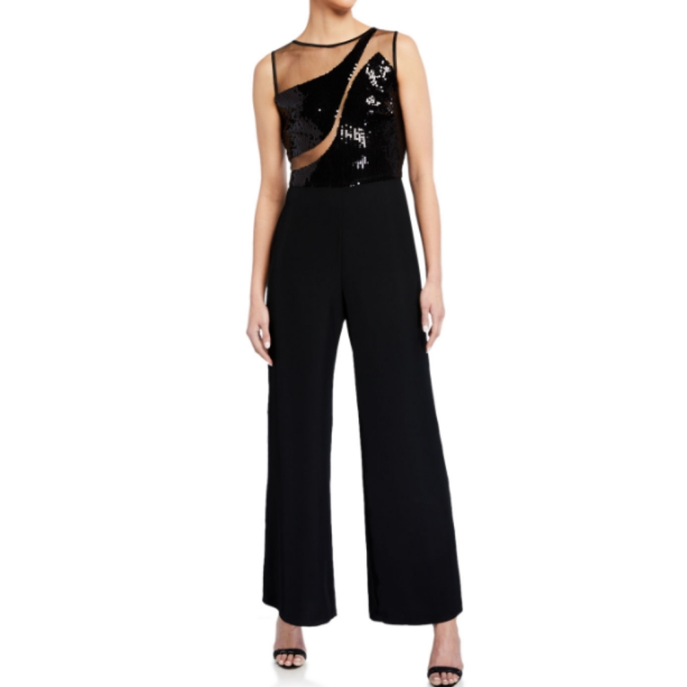 NWT Tadashi Shoji Sequin Jumpsuit